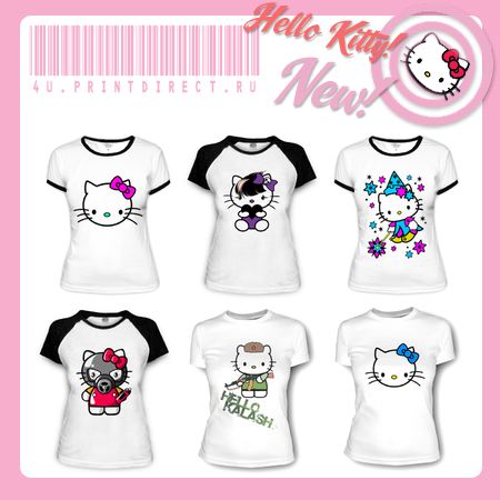 футболки Hello Kitty