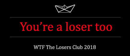 WTF The Losers Club 2018