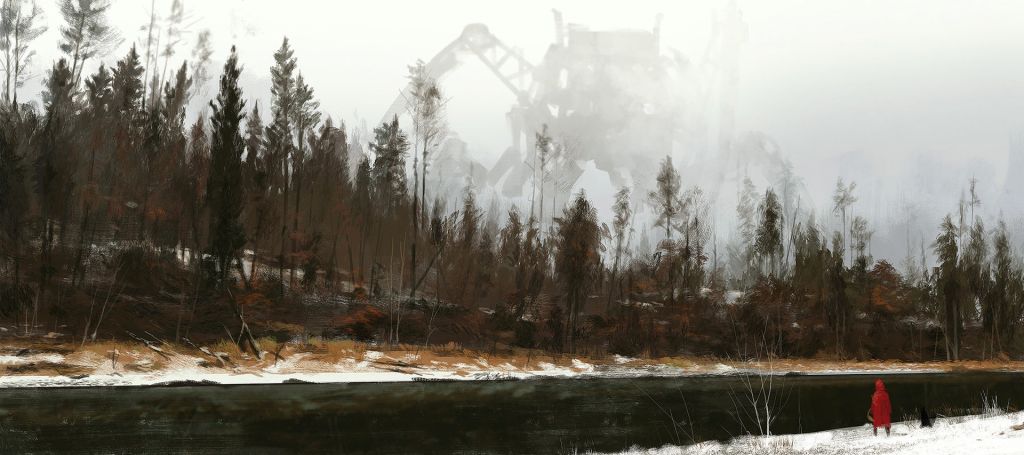 Jakub Rozalski. 1920 - iron wolf