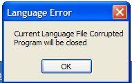File corrupted this program has been