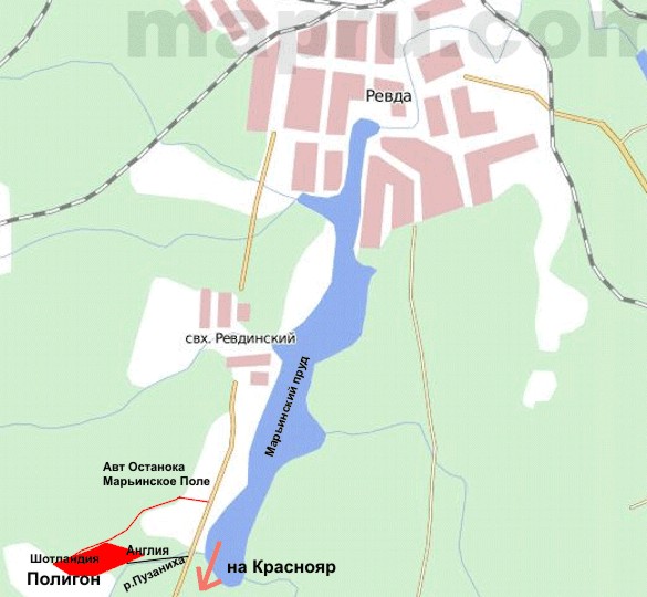 Карта ревды свердловская область