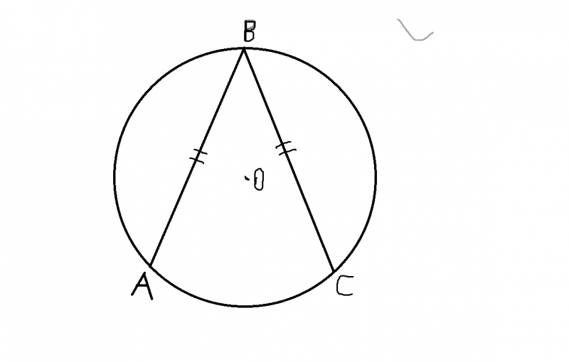 Хорда окружности рисунок