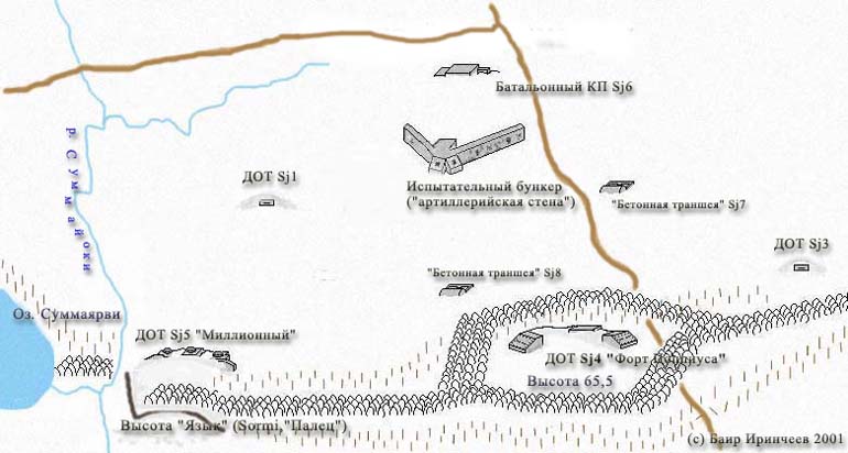 Линия маннергейма подробная карта