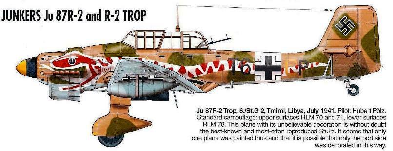 Чертеж ju 87
