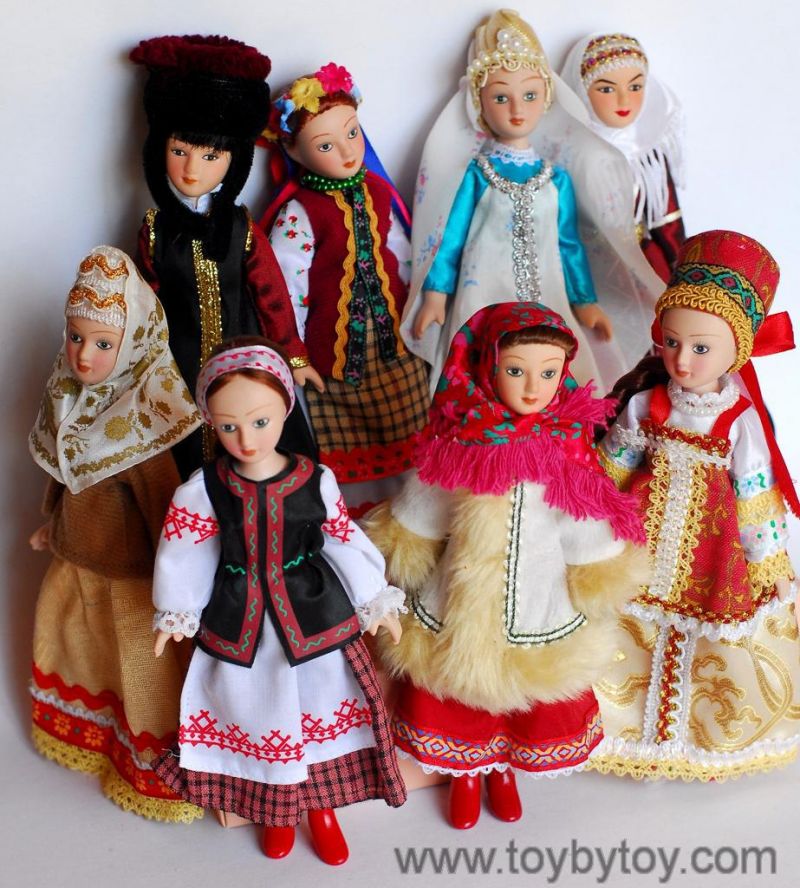 Купить кукол в национальных костюмах. Куклы народов России ДЕАГОСТИНИ.